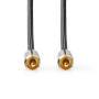 Nedis Subwoofer Kabel| RCA|| Vergoldet| 5.00 m| rund| 4.5 mm| Anthrazit| - Cable - Audio/Multimedia