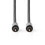 Nedis Optisches Audiokabel| Toslink Stecker|| 3.00 m| rund| - Cable/adapter set - Audio/Multimedia