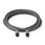 Nedis Optisches Audiokabel| Toslink Stecker|| 3.00 m| rund| - Cable/adapter set - Audio/Multimedia