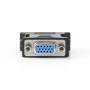 Nedis DVI-Adapter / DVI-I 24+5-Pin Stecker / VGA Buchse / Vernickelt / Gerade / PVC / Schwarz / Box