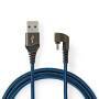 Nedis USB-Kabel| USB 2.0| USB-A Stecker| USB-Typ-C| 480 Mbps| Vergoldet| 1. - Cable - Digital