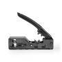 Nedis Crimp pliers / CAT5 / CAT5e / CAT6 / CAT6a / CAT7 / RJ12 / Schneiden / Zange / ABS / Stahl / Schwarz