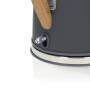 Nedis KAWK510EGY - 1.7 L - 2200 W - Grey - Stainless steel - Water level indicator - Cordless