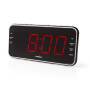 Nedis Digital-Wecker-Radio| LED-Anzeige| 1x 3.5 mm Audio-Eingang| AM FM|