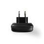 Nedis NiMH-Akku-Ladegerät AA / AAA / 1.2 / 9 V DC / 0.5 A A / Ladeerhaltung / Euro / Typ-C (CEE 7/16) / AA / Schwarz