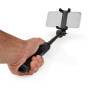 Nedis Bluetooth selfie Stick / Bluetooth® version: 4.2 / Maximale Bildschirmgröße: 3.54 " / Gefaltete Länge: 19 cm / Ungefalteten Länge: 48 cm / max. Gewichtskapazität: 400 g / Batteriebetrieben