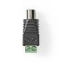 Nedis CCTV-Sicherheitsstecker| 2-Way Terminal Block| DIN Buchse|| Gruen