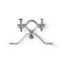 Nedis Satellite Mastschelle / Dzrchmesser: 38 - 40 mm / Stahl / Silber