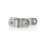 Nedis Satellite Mastschelle / Dzrchmesser: 38 - 40 mm / Stahl / Silber