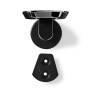 Nedis Lautsprecherhalter / Kompatibel mit: Google Home® / Wand / 2 kg / Fest / Metall / Stahl / Schwarz