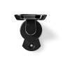 Nedis Lautsprecherhalter / Kompatibel mit: Google Home® / Wand / 2 kg / Fest / Metall / Stahl / Schwarz
