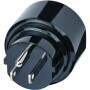 Brennenstuhl Travel Adapter - 250 V - Black - 15 A