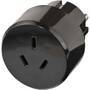 Brennenstuhl Travel Adapter Australia - China/earthed - Black