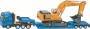 Siku Heavy haulage transporter with flat-bed trailer - Black,Blue,Orange - Heavy haulage transporter model - 1:87 - 320 mm - 59 mm - 105 mm