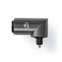 Nedis N CATB25920GY - Toslink Adapter Stecker auf Kupplung 90°