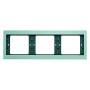 Berker RAHMEN 3F. WAAGR. ALUMINIUM (13737003 K.5)