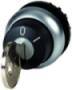 Eaton M22-WS-MS2 - Key-operated switch - Black,Silver - Plastic - IP66 - 29.7 mm - 39.6 mm