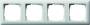 GIRA Standard 55 - White - Thermoplastic - Screwless - 80.7 mm - 294.7 mm - 1.14 cm