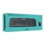 Logitech Wireless Combo MK330 - Full-size (100%) - Wireless - USB - QWERTY - Black - Mouse included