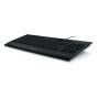 Logitech K280E Pro f/ Business - Full-size (100%) - Wired - USB - QWERTY - Black