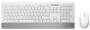 MediaRange Tastatur Highline wireless Set inkl. Maus weiss (MROS106)