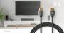 Nedis High Speed ​​HDMI ™ Kabel mit Ethernet / HDMI™ Stecker / HDMI™ Stecker / 4K@60Hz / ARC / 18 Gbps / 1.00 m / Rund / Baumwolle / Grau / Gun Metal Grau / Verpackung mit Sichtfenster