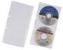 DURABLE CD-Hüllen für 2 CDs/DVDs transparent 5 Stck (520319)
