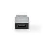 Nedis USB-Adapter| USB 3.2 Gen 1| USB-A Stecker| USB-Typ-C Buchse| Vernickelt|