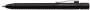 FABER-CASTELL 144187 - Clip - Clip-on retractable ballpoint pen - Refillable - Black