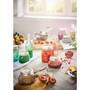 Leifheit Flasche facette 6er Set 0,5 L tender rose Einkochhilfe Saftflasche Einkochflasche
