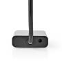 Nedis HDMI™ -Adapter / HDMI™ Stecker / VGA Buchse / 3.5 mm Buchse / Vernickelt / Gerade / PVC / Schwarz / 1 Stück / Box
