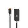 Nedis USB-Adapter| USB 3.2 Gen 1| USB-Typ-C Stecker| DisplayPort Buchse| 0.20 m|