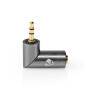 Nedis Stereo-Audio-Adapter| 3.5 mm Stecker| 3.5 Buchse| Vergoldet| Gerade| Metall