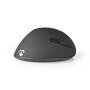 Nedis Kabellose ergonomische Maus ERGOMSWS100BK - 1600 dpi 6 Tasten - Mouse - 1,600 dpi