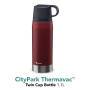 Aladdin CityPark Thermoflasche, 1,1L, Burgund-Rot