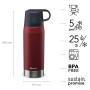 Aladdin CityPark Thermoflasche, 1,1L, Burgund-Rot
