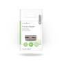 Nedis Satelliten- und Antennenadapter| F Male Schnell|| Vernickelt| 75