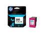 HP Inc. HP 300      Dreifarbig          Tintenpatrone 4ml (CC643EE)