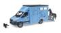 Bruder, Mercedes-Benz Sprinter Tiertransporter, L 45,5 cm, hellblau, 02674