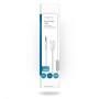 Nedis Stereo-Audiokabel / 3.5 mm Stecker / 2x 3.5 mm Buchse / Vernickelt / 0.20 m / Rund / Weiss / Umschlag