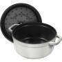 Staub Cocotte, 24 cm | Weisser Trüffel | rund | Gusseisen (40501-412-0)