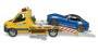 Bruder MB Sprinter Autotransporter|+Light+ Sound Modul und Roadster