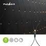 Nedis Dekorative Netzlichter| Warmweiss| 160 LED's| 2 x 1 m| Lichteffekte 7| Innen