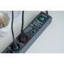 Brennenstuhl Secure-Tec, 6-fach Steckdosenleiste mit Überspannungsschutz und Main-Follow-Funktion (3m Kabel und Schalter) TYPE F