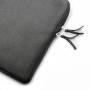 Trunk Leder Sleeve für MacBook Air/MacBook Pro 13", schwarz
