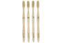 pandoo Bamboo Zahnbürste 4er