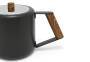 Bredemeijer Group Teekanne Boston 1.1l schwarz matt Holzoptik 111004