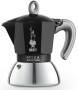 Bialetti Espressokanne New Moka Induktion 6 Tassen Schwarz