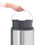 Brabantia Mülleimer Touch Bin New, Stahl matt, 30 L Restmülleimer
