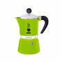 Bialetti Rainbow - 0.27 L - Aluminum - Thermoplastic - Green - 220 mm - 9.5 cm